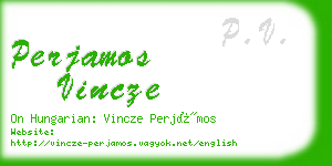 perjamos vincze business card